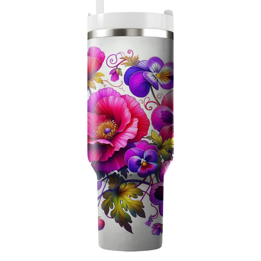 Whimsical Garden Escape  Tumblers With Lids