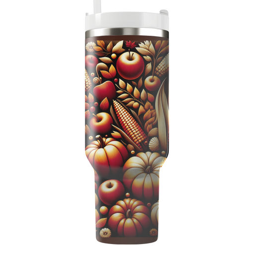 Autumn Harvest - A Nature's Bounty  Travel Tumblers