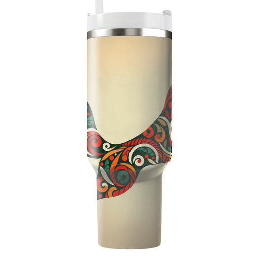 Artsy Fox Silhouette  Decorative Tumblers