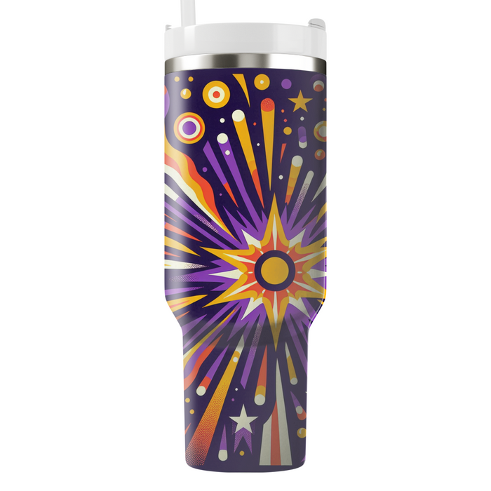 Starburst Patterns Travel Tumblers