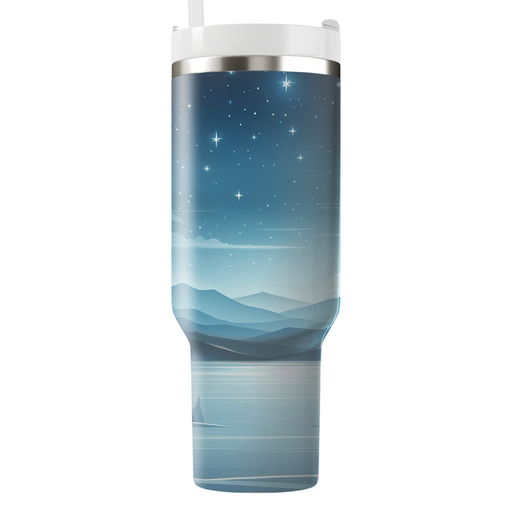 Winter Starlit Sky  Tumbler Cups