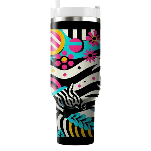 Zany Zebra Stripes  Travel Tumblers