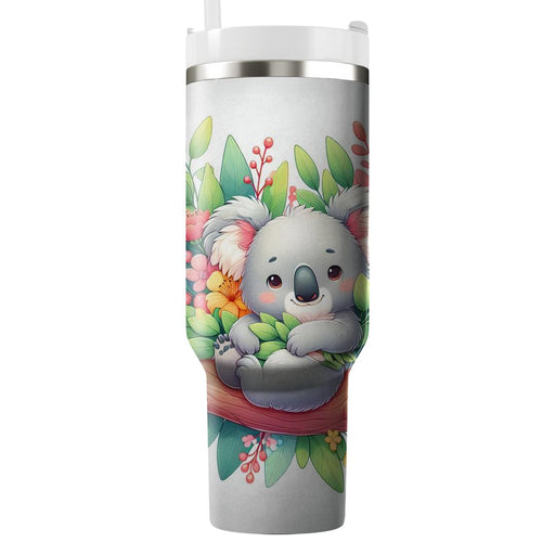 Whimsical Koala Tree  Tumbler Cups