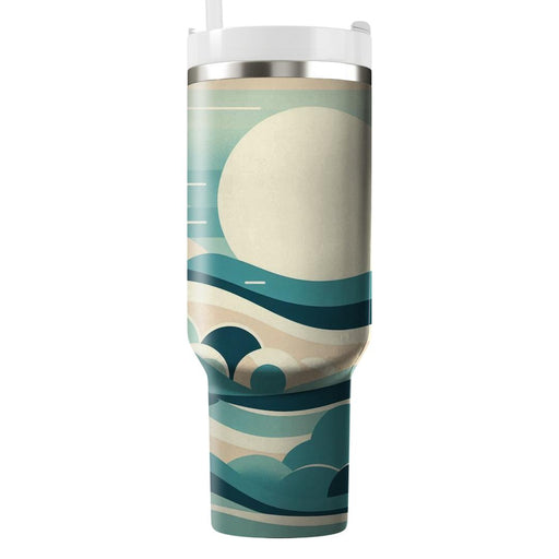 Tranquil Ocean Waves  Unique Tumblers