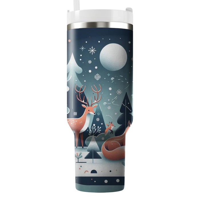 Winter Wonderland Wildlife  Unique Tumblers