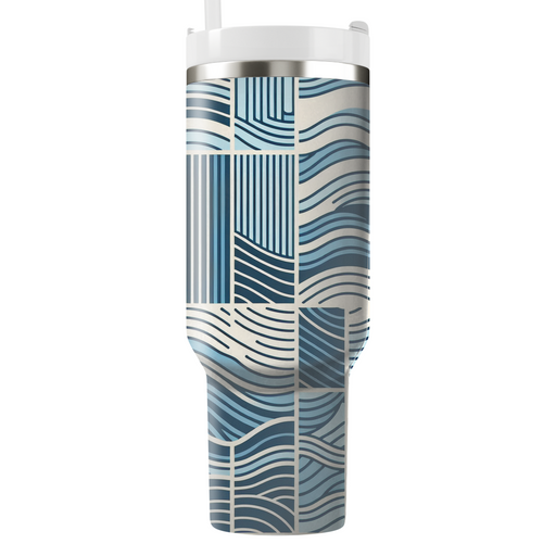 Wave Grid Delight Decorative Tumblers