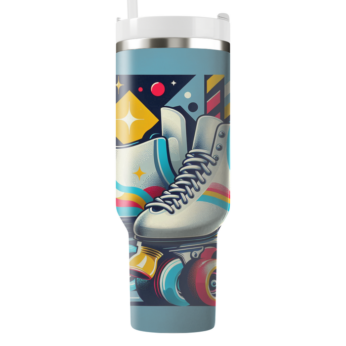 Vintage Roller Skate  Personalized Tumblers