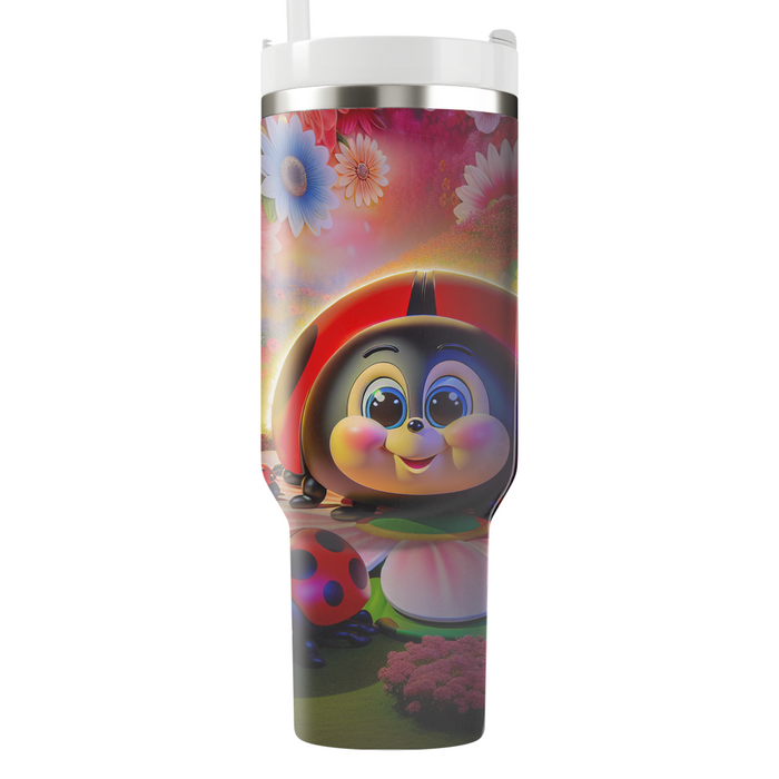 Whimsical Garden Ladybugs  Decorative Tumblers