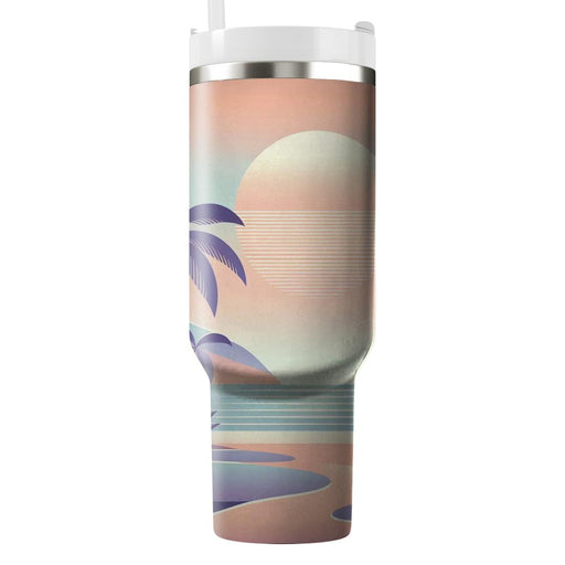 Pastel Pop Palms  Tumblers For Gifts