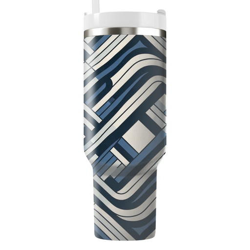 Twisted Stripe Pattern  Insulated Tumblers