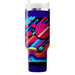 Retro Neon Rainbow  Travel Tumblers