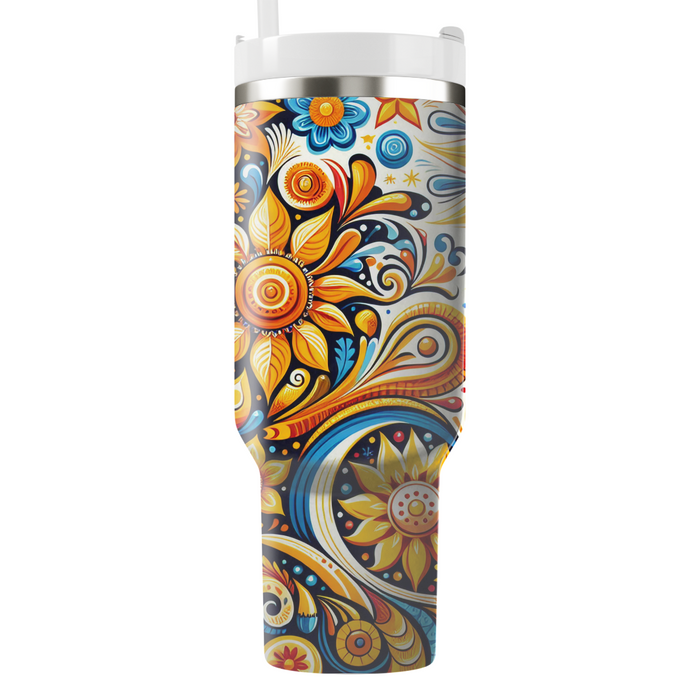 Solar Serenade - Summer Solstice Celebration  Decorative Tumblers