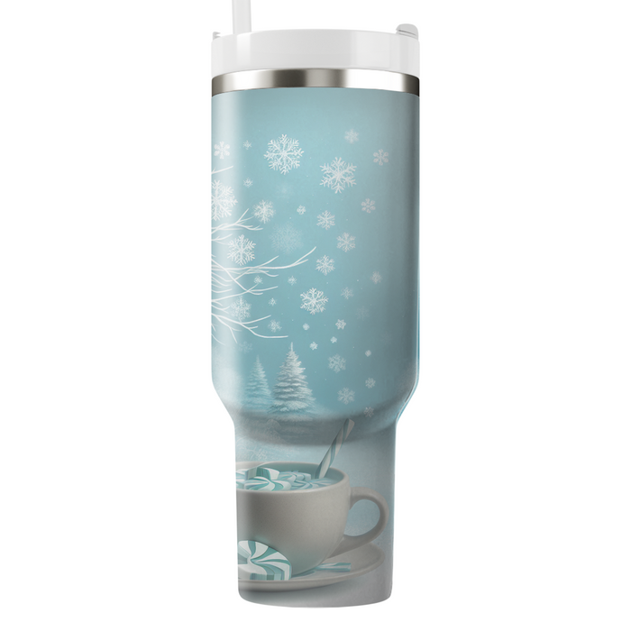 Winter Frozen Forest  Tumbler Cups