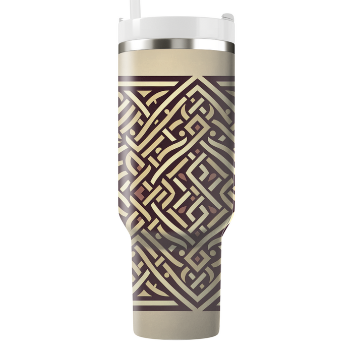 Intricate Diamond Weave Custom Tumblers