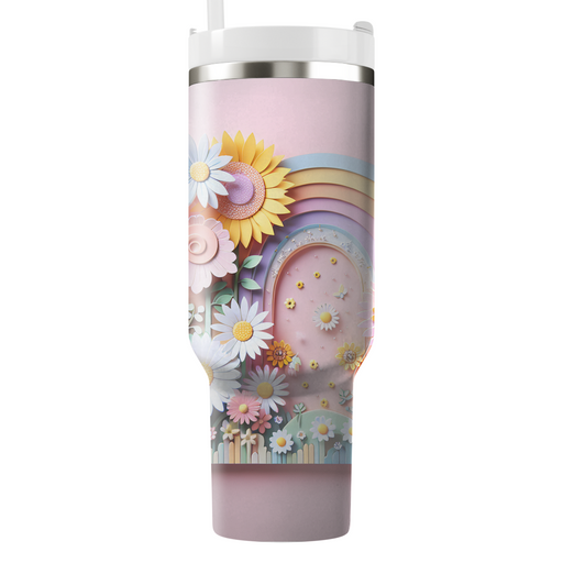 Whimsical Flower Fairy  Custom Tumblers