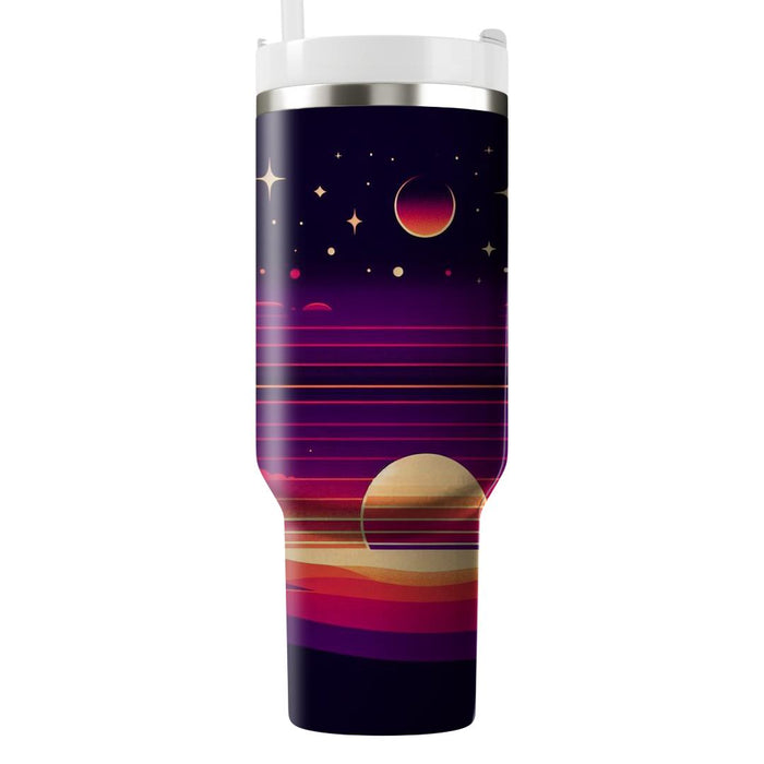 Cosmic Sunset Horizon  Unique Tumblers