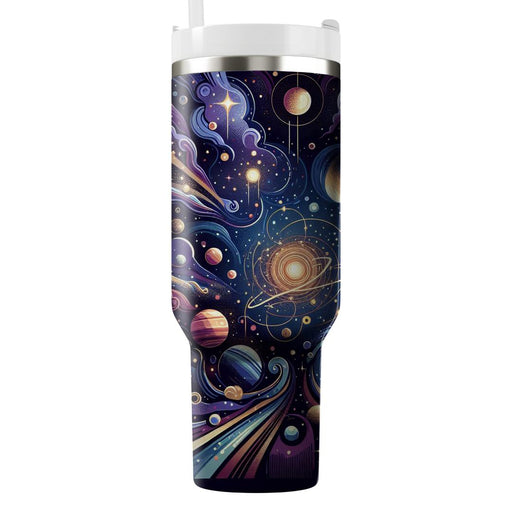 Whimsical Cosmic Dreams  Tumblers With Lids