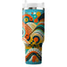 Funky Dot And Line Pattern  Personalized Tumblers