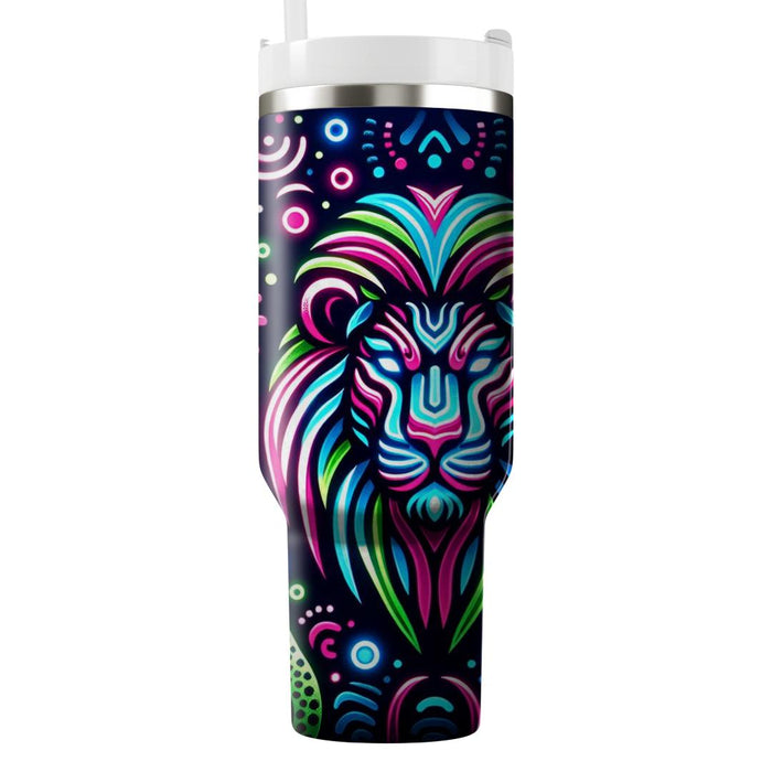 Bright Neon Animal Print  Insulated Tumblers