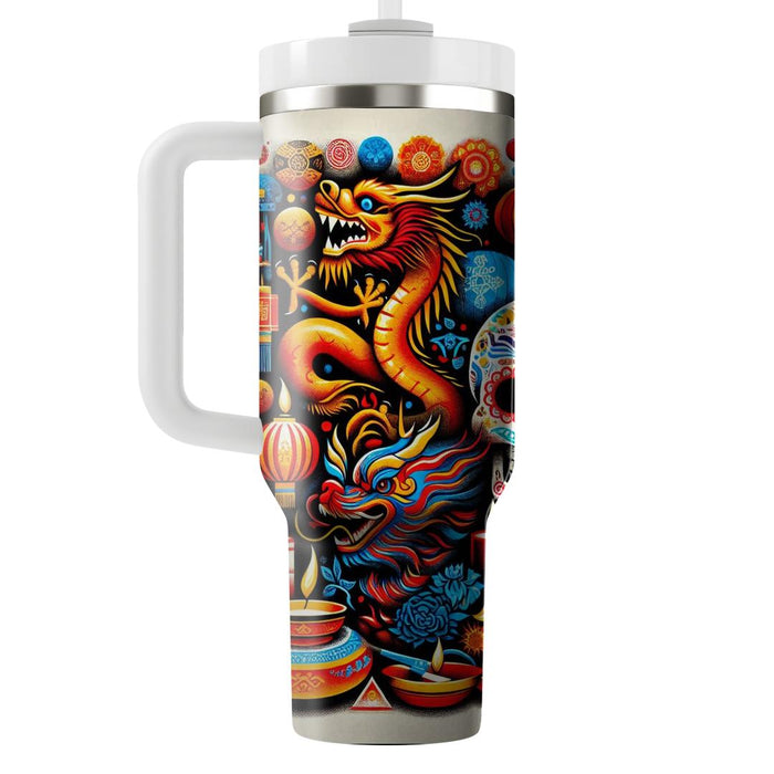 Vibrant Unity - World Festival  Decorative Tumblers