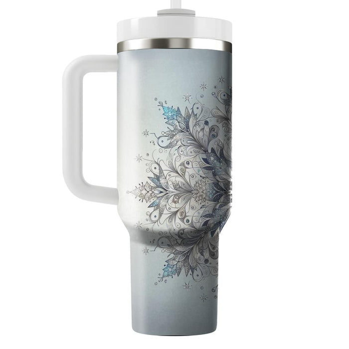 Winter Snowflake Serenity  Insulated Tumblers