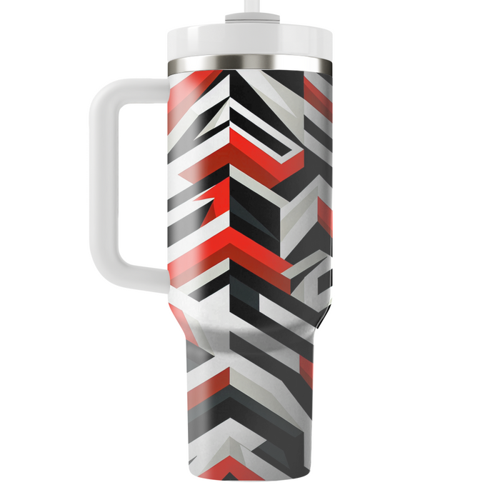 Bold Chevron Stripes  Decorative Tumblers