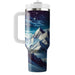 Winter Snowy Peaks Tumblers With Lids