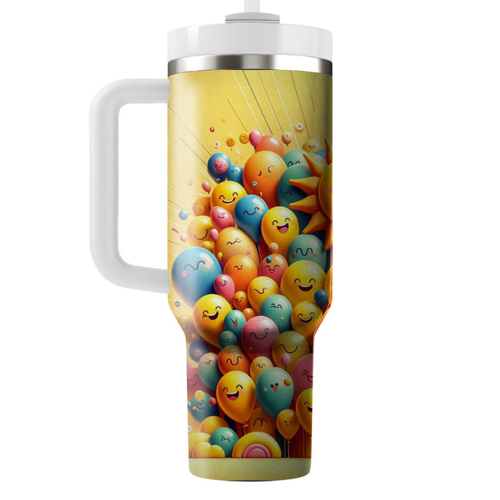 Vivid Harmony - International Day Of Happiness  Custom Tumblers