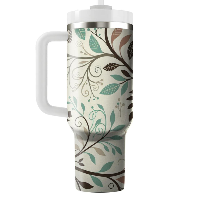 Whimsical Tree Branch Pattern  Custom Tumblers