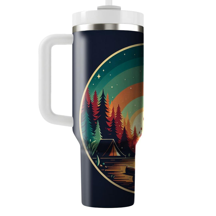 Vintage Campfire Vibes  Travel Tumblers