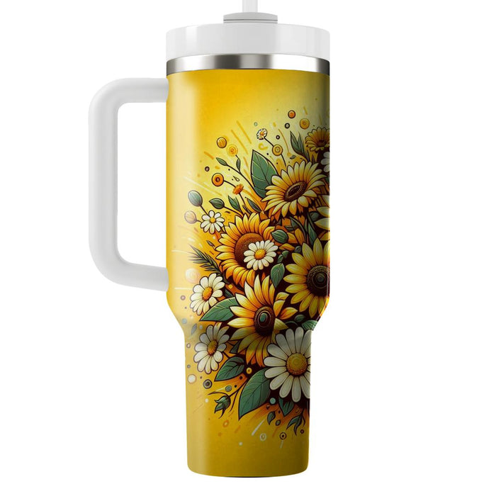 Sunshine Blossom  Tumbler Cups