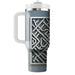 Geometric Lattice Pattern  Travel Tumblers