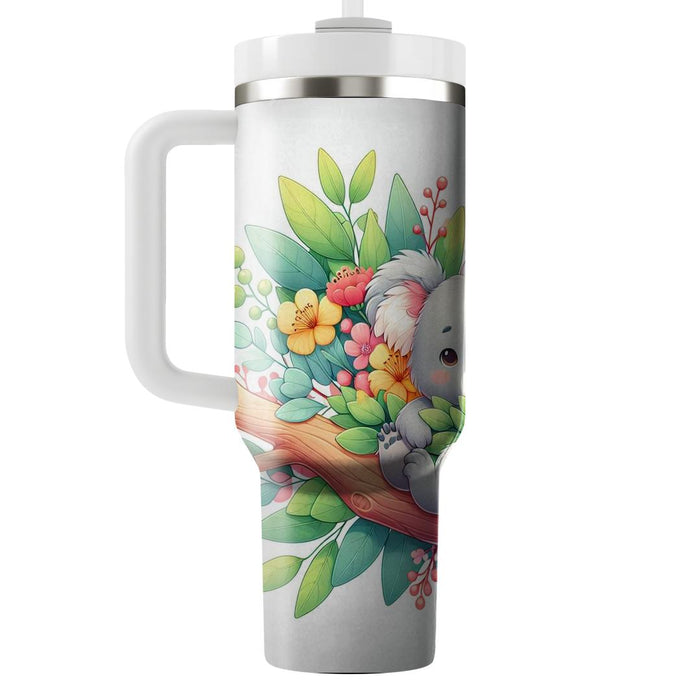 Whimsical Koala Tree  Tumbler Cups