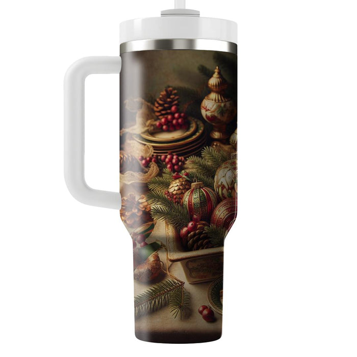 Timeless Glow - A Vintage Christmas  Custom Tumblers