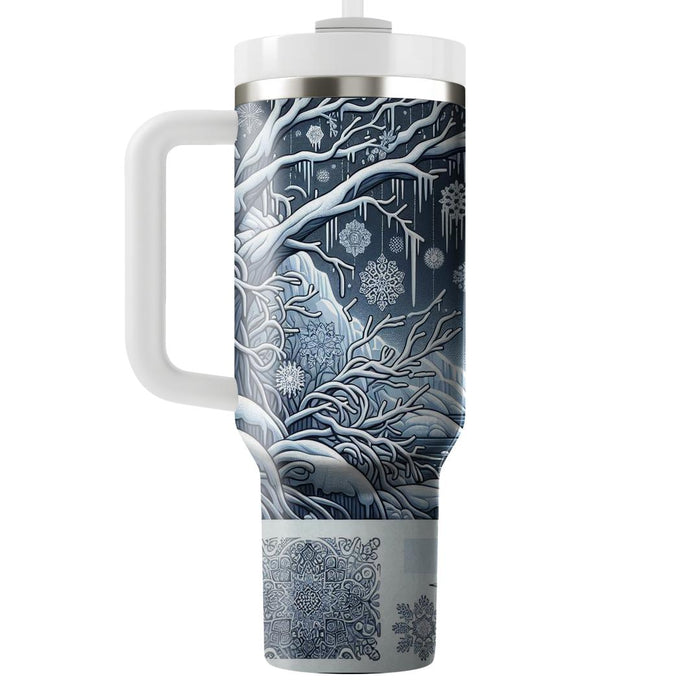 Winter Icicle Charm  Travel Tumblers