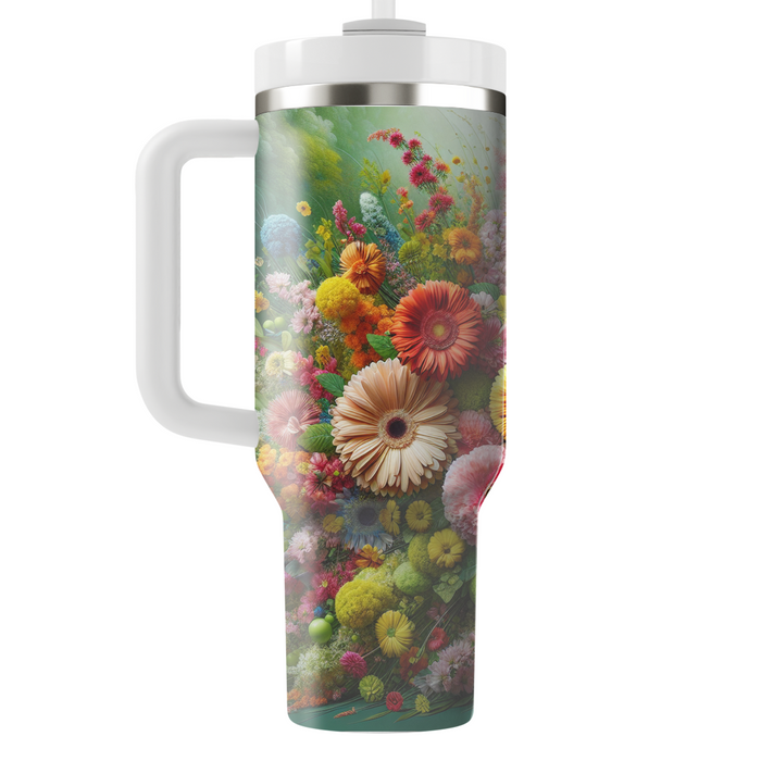 Bold Floral Burst  Custom Tumblers