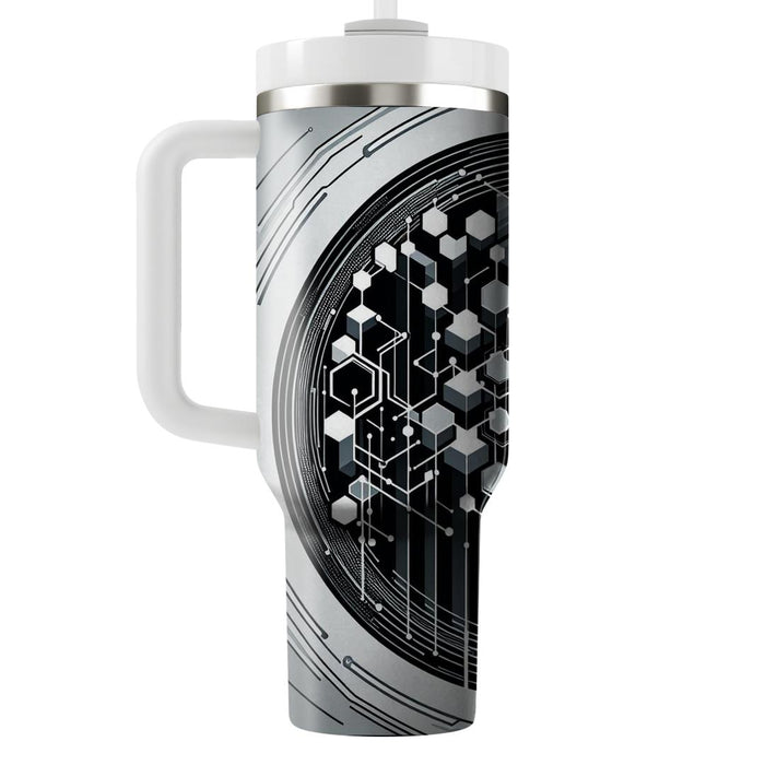 Futuristic Hexagon Pulse  Custom Tumblers