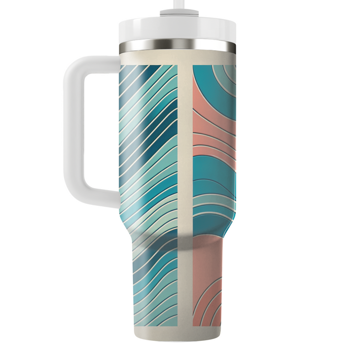 Artistic Waves Of Color  Unique Tumblers