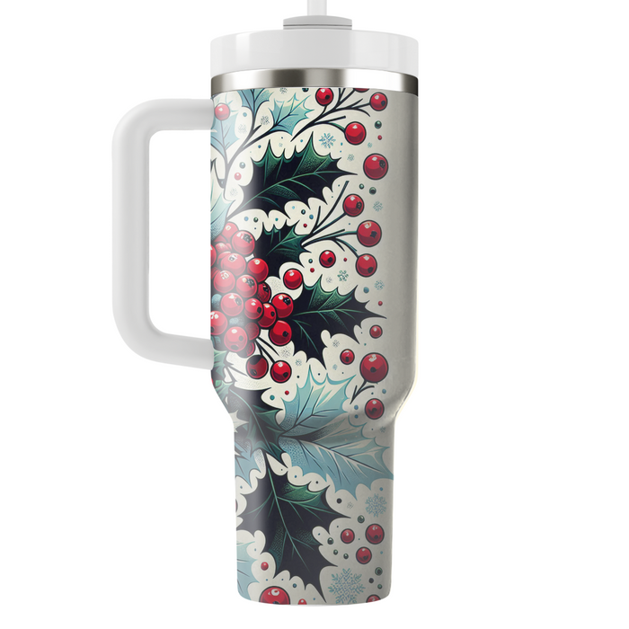 Winterberry Cheer  Personalized Tumblers