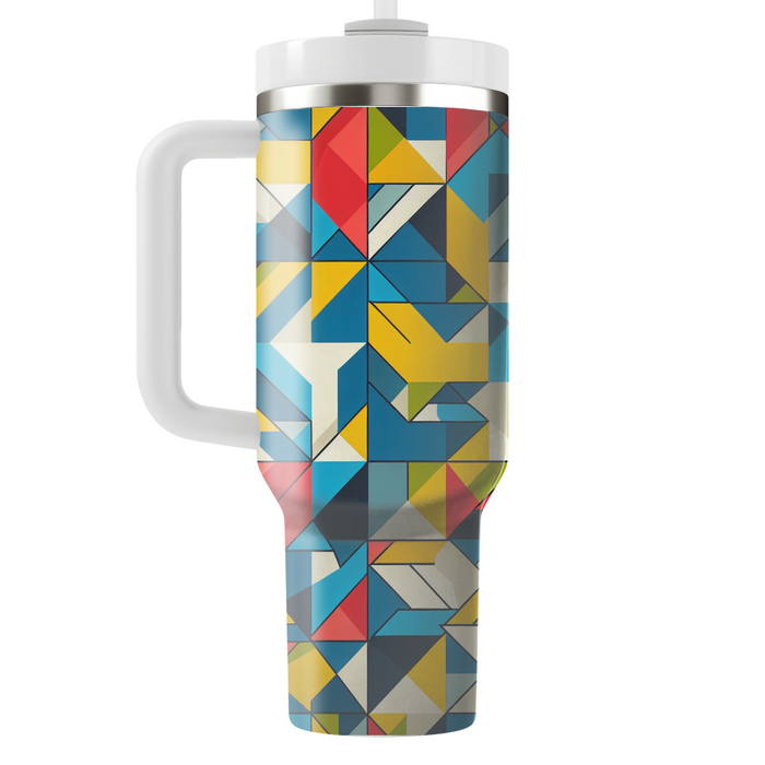 Bold Angular Mosaic  Unique Tumblers