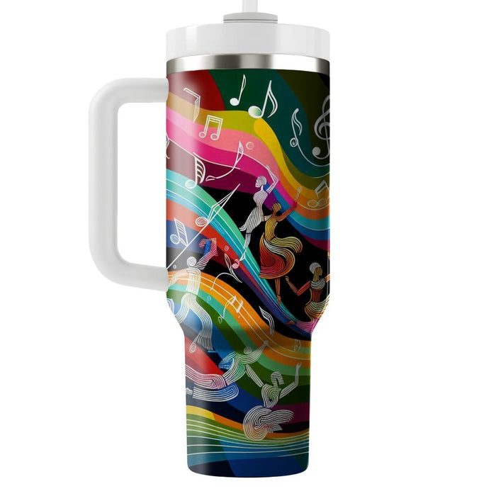 Waves Of Joy - Cultural Fusion  Tumbler Cups