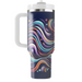 Retro Abstract Waves  Custom Tumblers