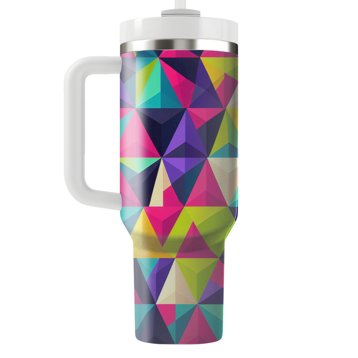 Bold Abstract Triangles  Insulated Tumblers