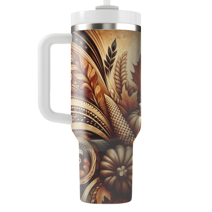 Infinite Reflections - Thanksgiving  Decorative Tumblers