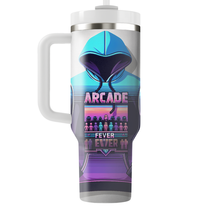 Retro Arcade Fever Hoodie Custom Tumblers