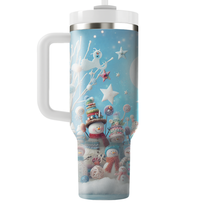 Winter Whimsical Wonderland  Personalized Tumblers