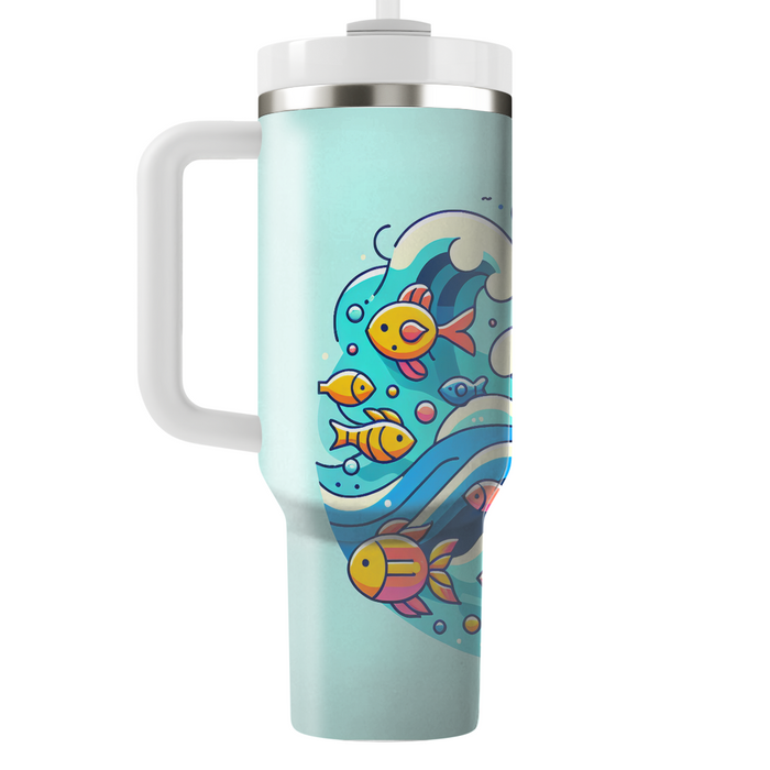 Funky Fish Patterns  Custom Tumblers