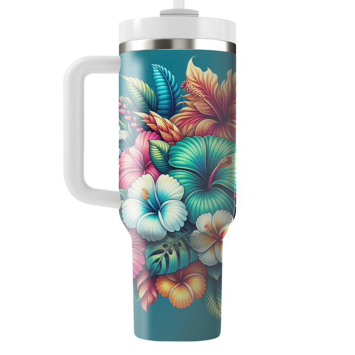 Bold Tropical Escape  Custom Tumblers