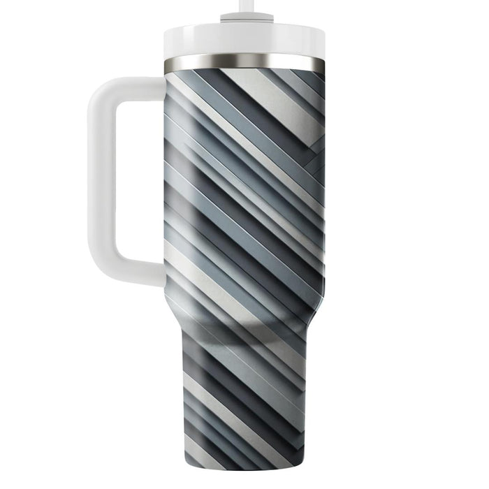 Sleek Chevron Line  Personalized Tumblers