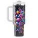 Vibrant Floral Kaleidoscope  Custom Tumblers